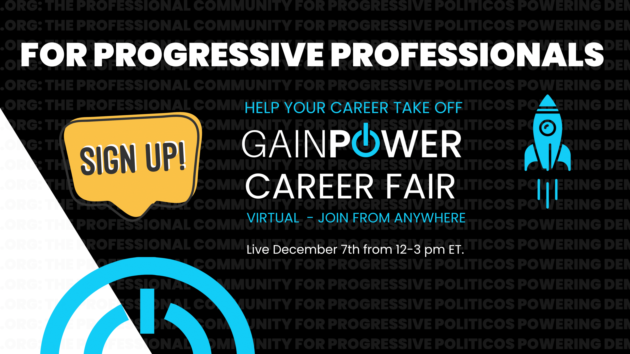 12-7-23 GAIN Power Virtual Career Fair Event details image